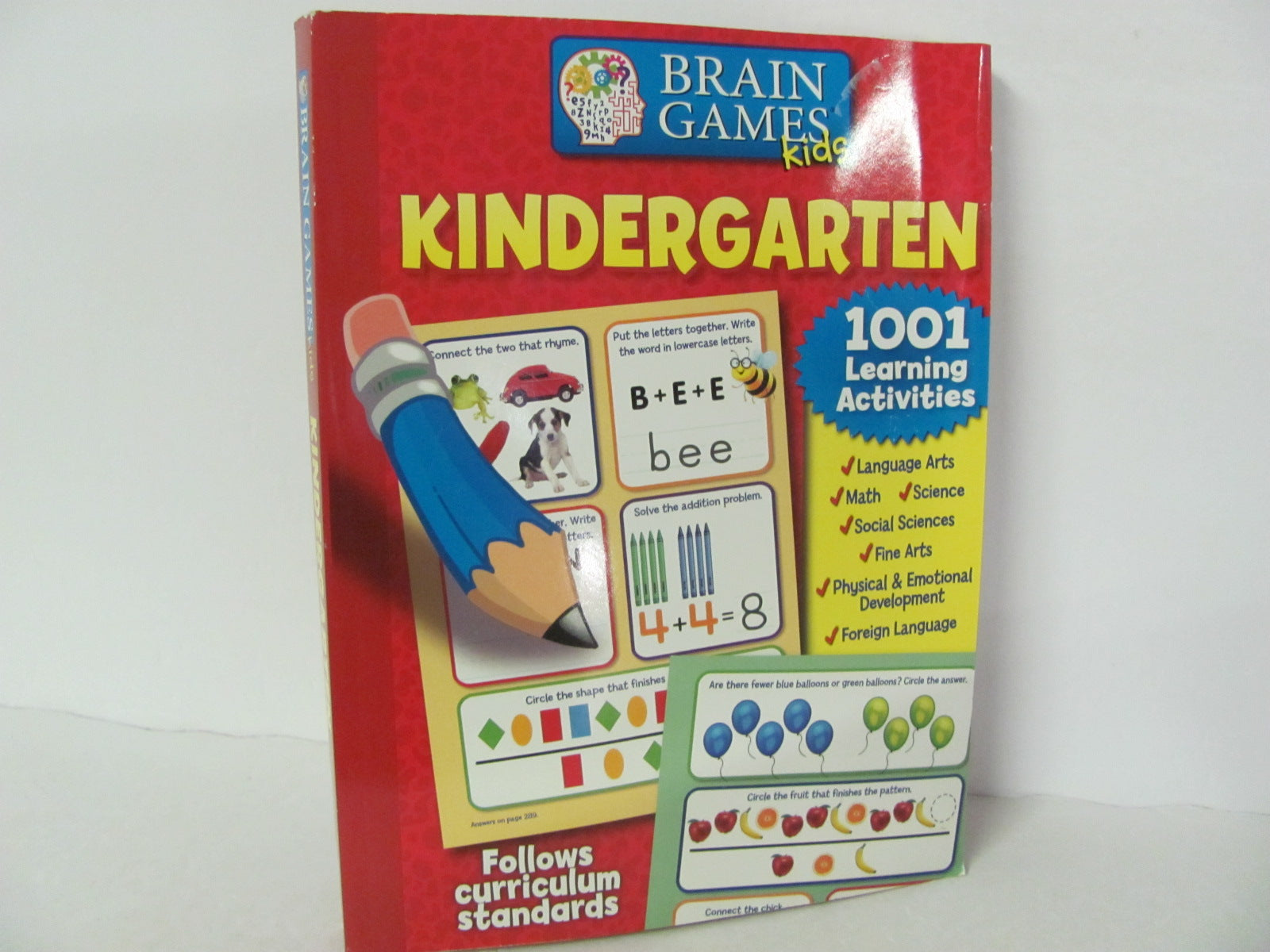 My First Grade Math Book: A Fun Educational Brain Game Book for