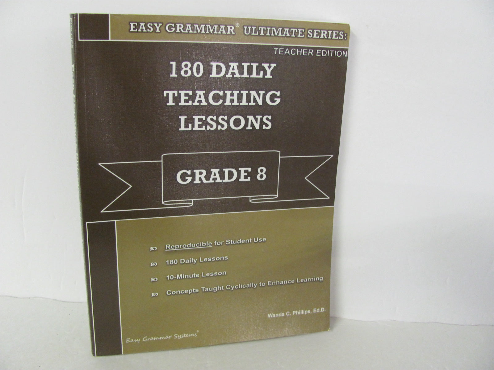 Teaching　Teacher　Book　Language　Textbooks　Edition　Easy　Grammar　Homeschool　Daily　–　Pre-Owned　180　Smart