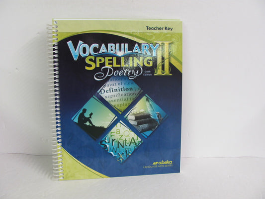 Vocabulary Spelling Poetry II Abeka 8th Grade Spelling/Vocabulary Books