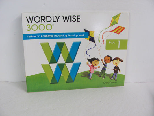 Wordly Wise 3000 EPS Workbook  Pre-Owned 1st Grade Spelling/Vocabulary Books