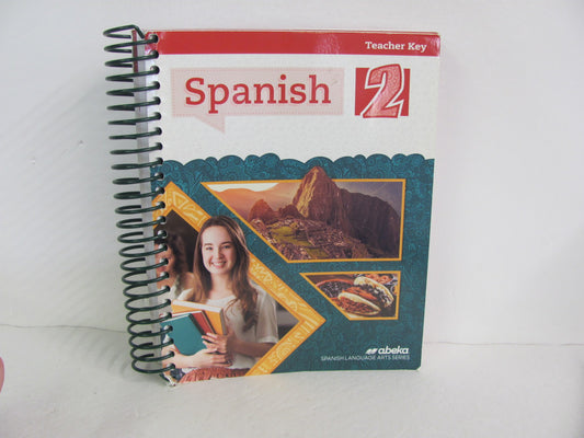 Spanish 2 Abeka Teacher Key  Pre-Owned High School Spanish Books