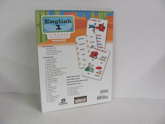 English 1 Visuals BJU Press Pre-Owned 1st Grade Language Textbooks