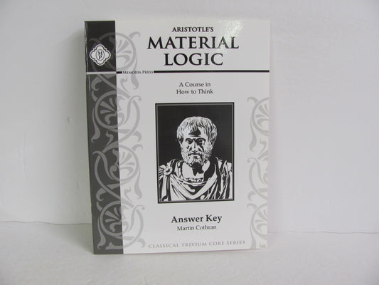 Material Logic Memoria Press Answer Key  Pre-Owned Cothran Logic Books