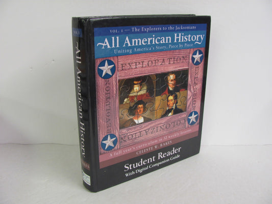 All American History Volume 1 Bright Ideas Rakes High School History Textbooks