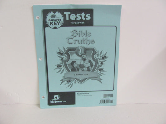 Bible Truths 1 BJU Press Test Key Pre-Owned 1st Grade Bible Textbooks