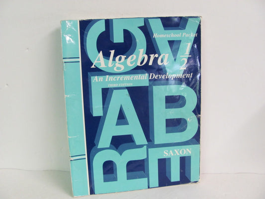 Algebra 1/2 Saxon Answer Key  Pre-Owned Saxon 8th Grade Mathematics Textbooks