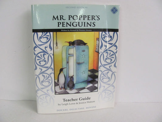 Mr. Popper's Penguins Memoria Press Teacher Guide  Pre-Owned Fiction Books