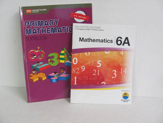 Primary Mathematics 6A Singapore Textbook  Pre-Owned Mathematics Textbooks