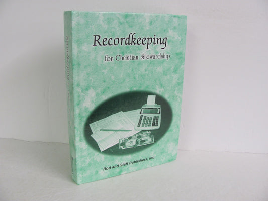 Recordkeeping for Christian Steward Rod & Staff High School Electives (Books)