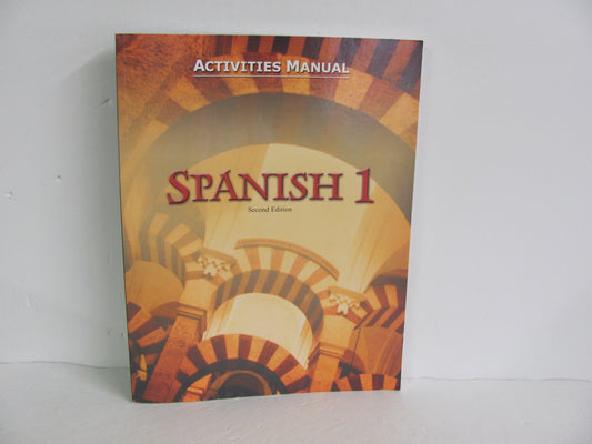 Spanish 1 BJU Press Activity Book  Pre-Owned High School Spanish Books