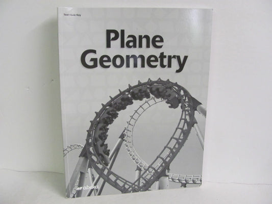 Plane Geometry Abeka Test/Quiz Key  Pre-Owned High School Mathematics Textbooks