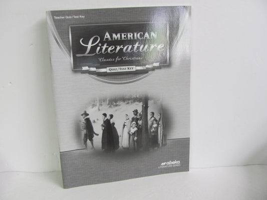 American Literature Abeka Quiz/Test Key  Pre-Owned 11th Grade Reading Textbooks