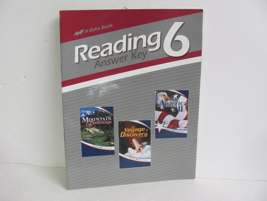 Reading 6 Abeka Answer Key  Pre-Owned 6th Grade Reading Textbooks