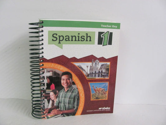 Spanish 1 Abeka Teacher Key  Pre-Owned High School Spanish Books