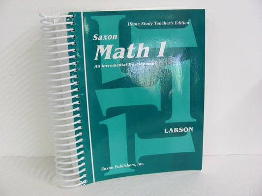 Math 1 Saxon Teacher Edition  Pre-Owned 10th Grade Mathematics Textbooks