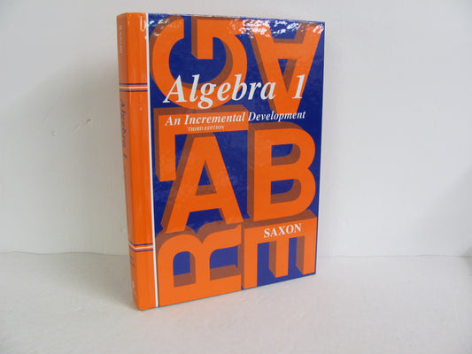 Algebra 1 Saxon Student Book Pre-Owned Saxon High School Mathematics Textbooks