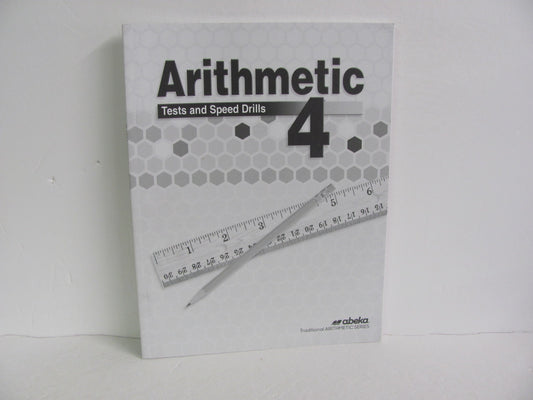 Arithmetic 4 Abeka Tests  Pre-Owned 4th Grade Mathematics Textbooks