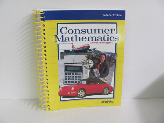 Consumer Mathematics Abeka Teacher Edition  Pre-Owned Mathematics Textbooks