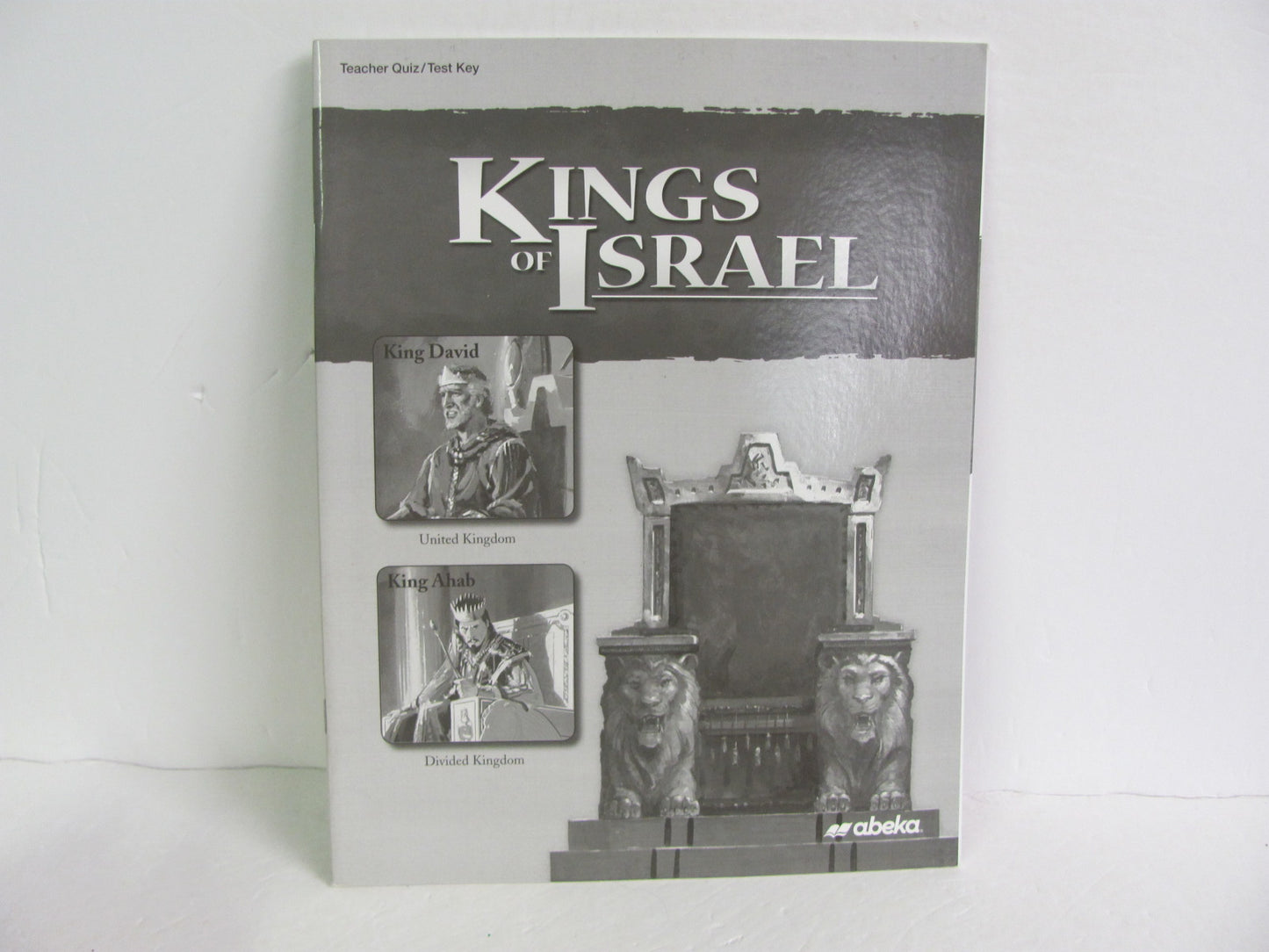 Kings of Israel Abeka Quiz/Test Key  Pre-Owned 9th Grade Bible Textbooks