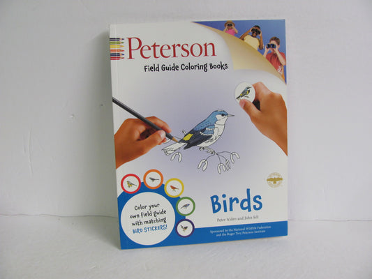 Birds Field Guide Coloring Book Peterson Pre-Owned Alden Animals/Insects Books