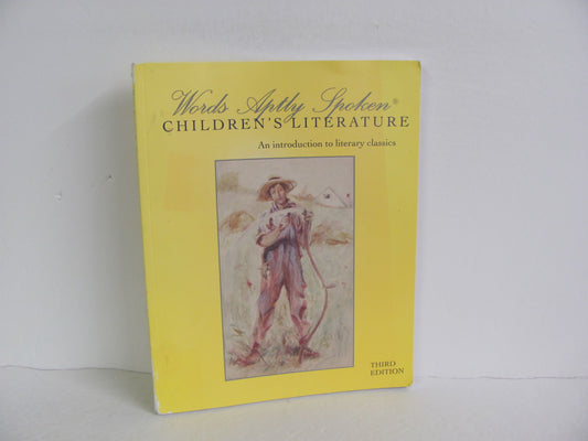 Words Aptly Spoken Children's Lit CCMM Pre-Owned Classical Conversations