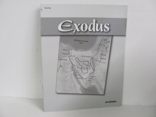 Exodus Abeka Test Key Pre-Owned 7th Grade Bible Textbooks