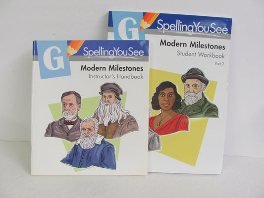 Modern Milestones Spelling You See Set  Pre-Owned Spelling/Vocabulary Books