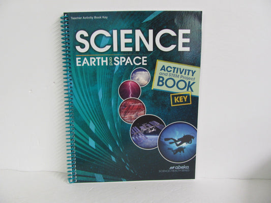 Earth and Space Abeka Activity Key Pre-Owned 8th Grade Science Textbooks