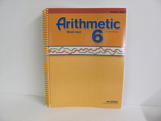 Arithmetic 6 Abeka Answer Key  Pre-Owned 6th Grade Mathematics Textbooks