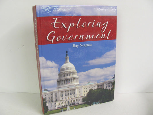 Exploring Government Notgrass Student Book Pre-Owned Notgrass History Textbooks