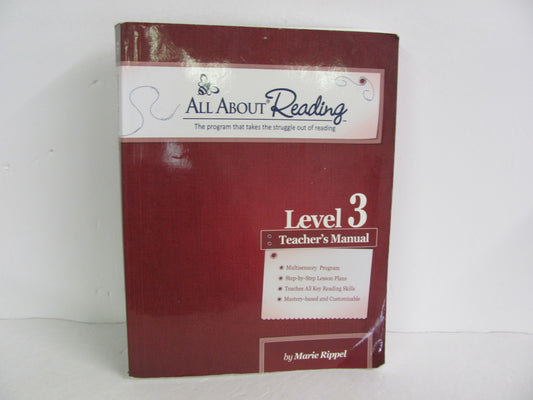 All About Reading Level 3 All About Learning Rippel 3rd Grade Reading Textbooks