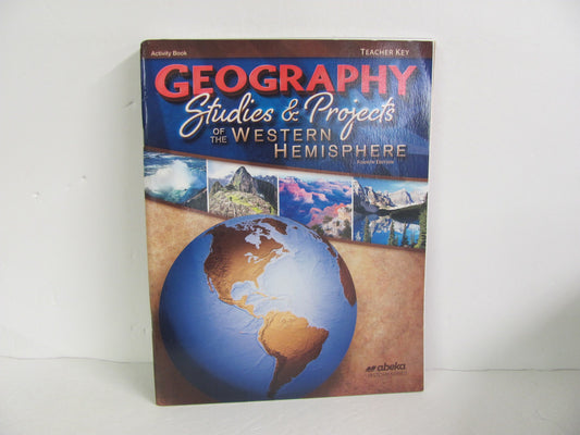 Geography Studies & Projects Abeka Activity Key Pre-Owned History Textbooks