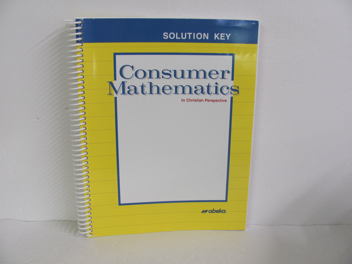 Consumer Mathematics Abeka Solution Key Pre-Owned Mathematics Textbooks