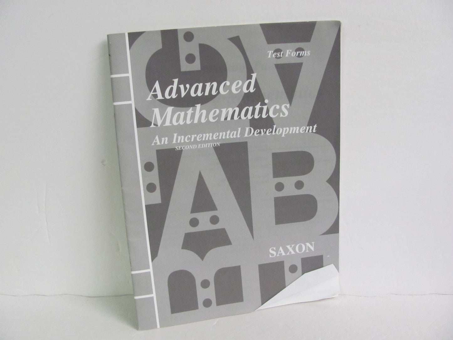 Advanced Mathematics Saxon Tests  Pre-Owned High School Mathematics Textbooks