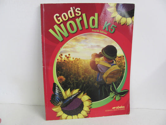 God's World K5 Abeka Student Book Pre-Owned Kindergarten Science Textbooks