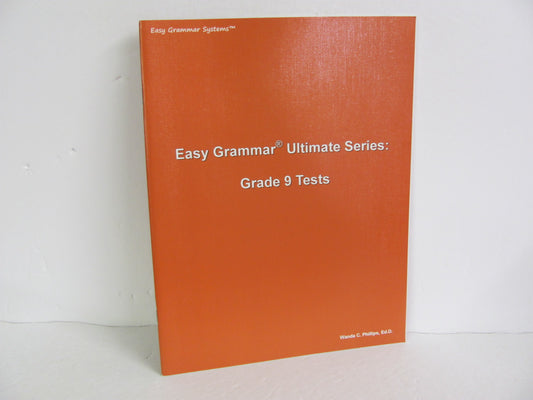 Easy Grammar Ultimate ISHA Enterprises Tests  Pre-Owned Language Textbooks