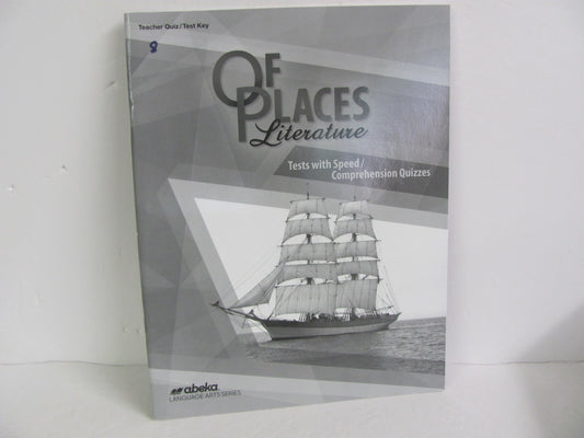 Of Places Literature Abeka Quiz/Test Key  Pre-Owned 8th Grade Reading Textbooks