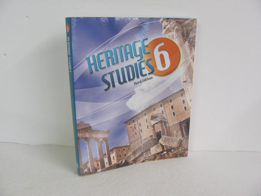 Heritage Studies 6 BJU Press Student Book Pre-Owned 6th Grade History Textbooks