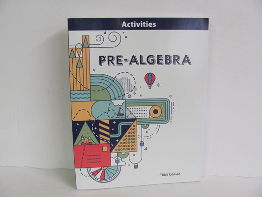 Pre Algebra BJU Press Activity Book  Pre-Owned 8th Grade Mathematics Textbooks