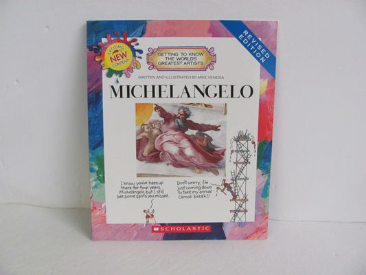 Michelangelo Scholastic Pre-Owned Elementary Art Books