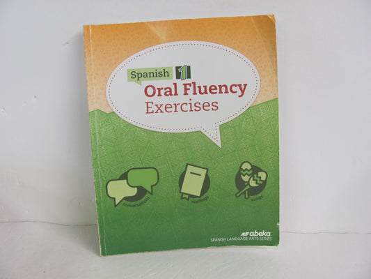 Spanish 1 Oral Fluency Exercises Abeka Student Book Pre-Owned Spanish Books