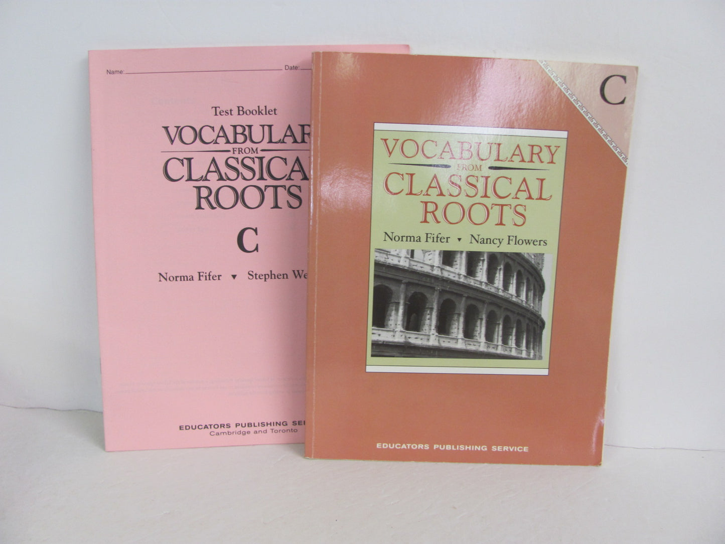 Vocabulary From Classical Root EPS Set  Pre-Owned Fifer Language Textbooks