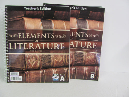 Elements of Literature BJU Press Teacher Edition  Pre-Owned Reading Textbooks