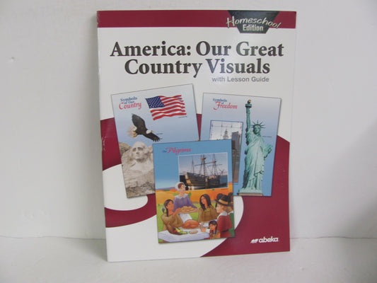 America: Our Great Country Visuals Abeka Pre-Owned 1st Grade History Textbooks