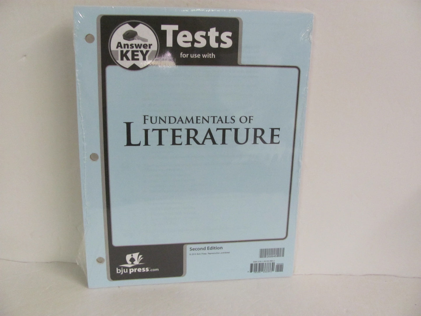 Fundamentals of Literature BJU Press Test Key Pre-Owned Reading Textbooks