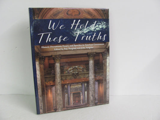 We Hold These Truths Notgrass Student Book Pre-Owned notes History Textbooks