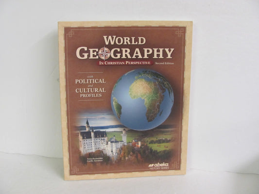 World Geography Abeka Student Book Pre-Owned 9th Grade History Textbooks