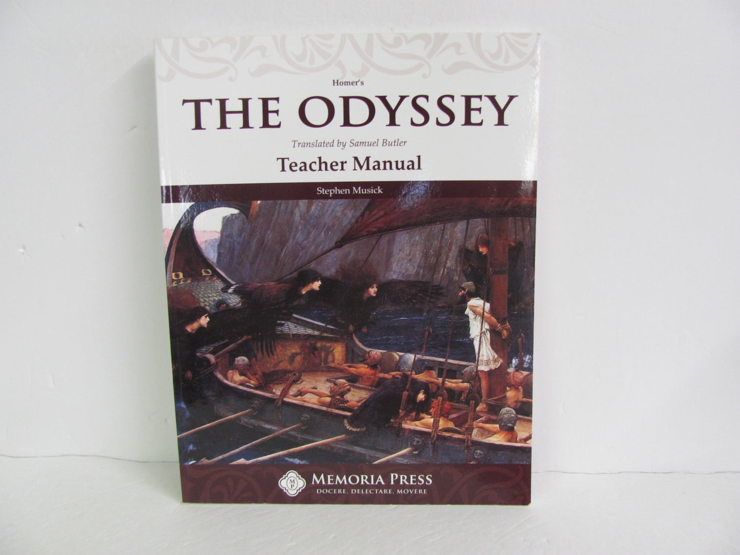 The Odyssey Memoria Press Teacher Manual  Pre-Owned Homer Fiction Books