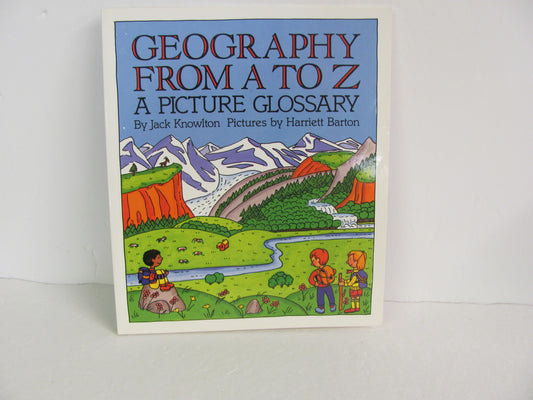 Geography From A to Z Haper Trophy Pre-Owned Knowlton Elementary Geography Books