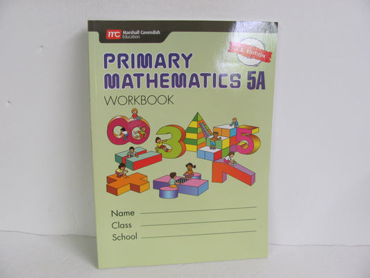 Primary Mathematics 5A Singapore Workbook  Pre-Owned Mathematics Textbooks